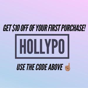 Use code HOLLYPO for $10 off!